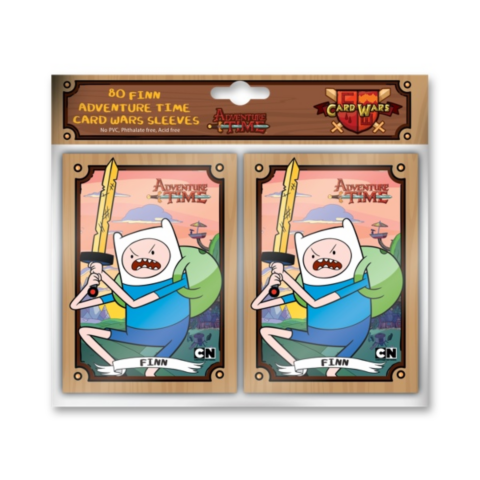 Adventure Time Card Wars Sleeves - Finn (80 sleeves)_boxshot