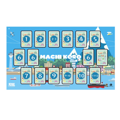Machi Koro Deluxe Game Mat_boxshot