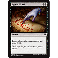 Sign in Blood (Foil)