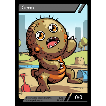 Yummy Tokens - Germ Token 0/0_boxshot