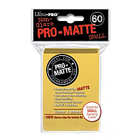 60ct Pro-Matte Yellow Small Deck Protectors