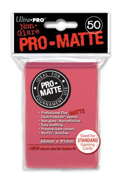 50ct Pro-Matte Peach Standard Deck Protectors_boxshot