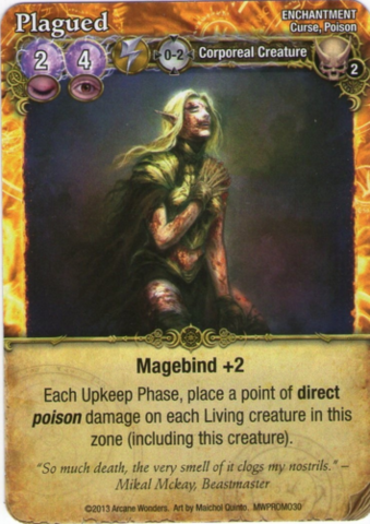 Mage Wars: Plagued (Promo Card)_boxshot