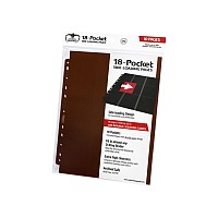 Ultimate Guard 18-Pocket Pages Side-Loading Brown (10)