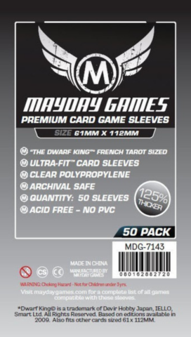 Mayday Premium Card Games Sleeves - Magnum Dwarf King (French Tarot)_boxshot