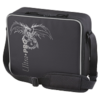 Deluxe Gaming Case Black Dragon with Silver Trim