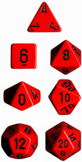 Red/Black Opaque - 7 die set (Chessex)_boxshot