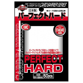 KMC Standard Sleeves - Perfect Hard (50 Sleeves)_boxshot