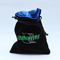 Blackfire Dice - Velvet Dice Bag with Blue Satin Lining