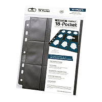 Ultimate Guard 18-Pocket Compact Pages Mini American Black