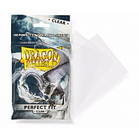 Dragon Shield Standard Perfect Fit Sleeves - Clear (100 Sleevees)