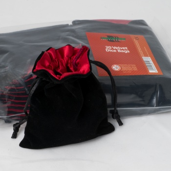 Velvet Dice Bag with Red Satin Lining_boxshot
