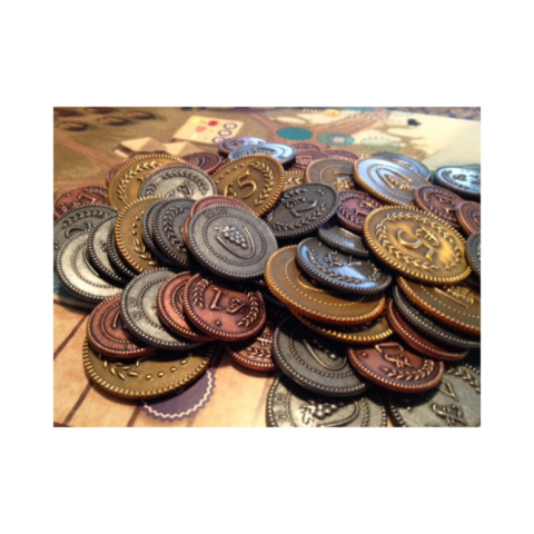 Viticulture: Metal Lira Coins_boxshot
