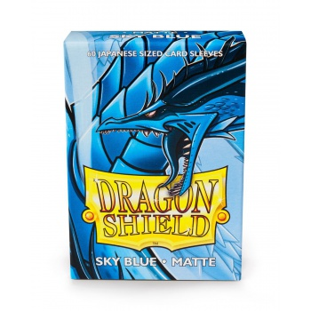 Dragon Shield Small Sleeves - Japanese Matte Sky Blue (60 Sleeves)_boxshot