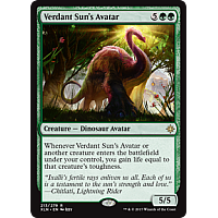 Verdant Sun's Avatar ( Ixalan Prerelease Foil )