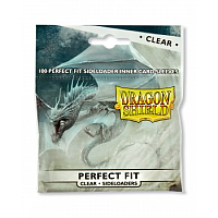Dragon Shield Standard Perfect Fit Sideloading Sleeves - Clear (100 Sleevees)