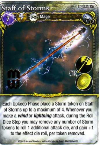  Mage Wars: Staff Of Storms Promo Card _boxshot
