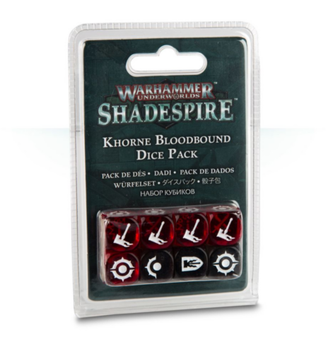 Warhammer Underworlds: Shadespire - Khorne Bloodbound Dice Pack_boxshot