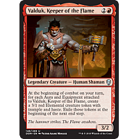 Valduk, Keeper of the Flame (Foil) (Dominaria Prerelease)