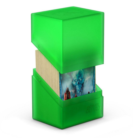 Ultimate Guard Boulder™ Deck Case 80+ Standard Size Emerald_boxshot