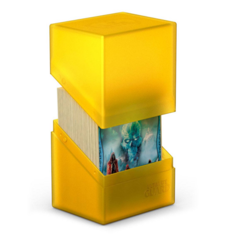 Ultimate Guard Boulder™ Deck Case 80+ Standard Size Amber_boxshot