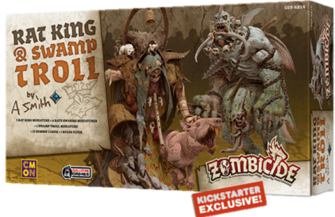 Zombicide Green Horde/Black Plague: Rat King & Swamp Troll_boxshot