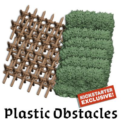 Zombicide Green Horde 3D Plastic Obstacles & Hedges_boxshot