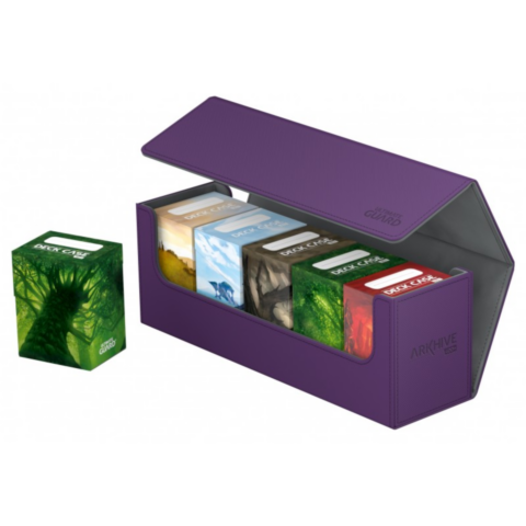 Ultimate Guard Arkhive Flip Case 400+ Standard Size XenoSkin - Purple_boxshot