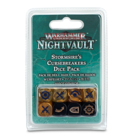 Warhammer Underworlds: Nightvault – Stormsire's Cursebreakers Dice Pack_boxshot