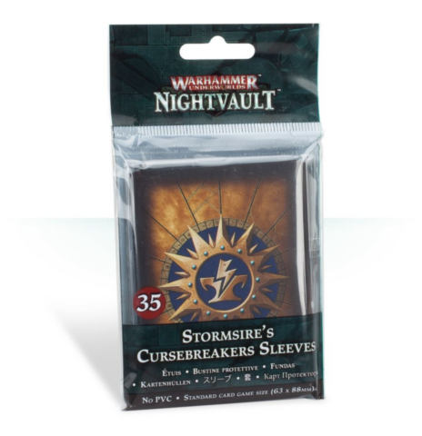 Warhammer Underworlds: Nightvault Stormsire’s Cursebreakers Sleeves_boxshot