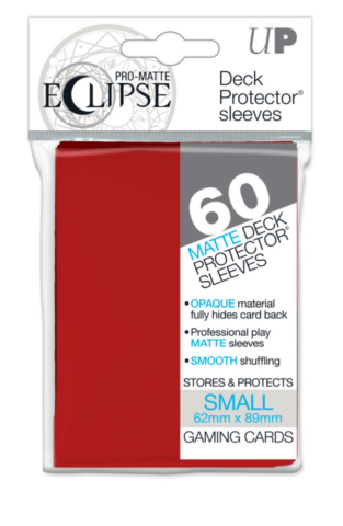 PRO-Matte Eclipse Apple Red Small Deck Protector sleeve 60ct_boxshot