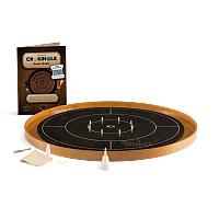 Crokinole TOURNAMENT – Ebony with steamed Beech ditch