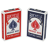 Bicycle Playing Cards (Bridge Size, Blue/Red)