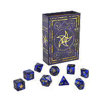 Elder Dice Roleplaying Set: Blue Astral Star