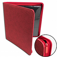 Blackfire 12-Pocket Premium Zip-Album - Red
