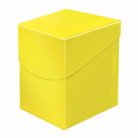 Eclipse PRO 100+ Deckbox- Lemon Yellow_boxshot