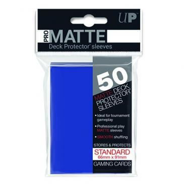 50ct Pro-Matte Blue Standard Deck Protectors_boxshot