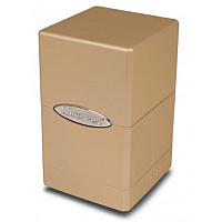 Satin Tower Deck Box: Metallic Caramel