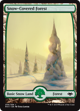 Snow-Covered Forest (Full art) (Foil)_boxshot