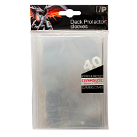 Oversized Clear Top Loading Deck Protector Sleeves 40ct