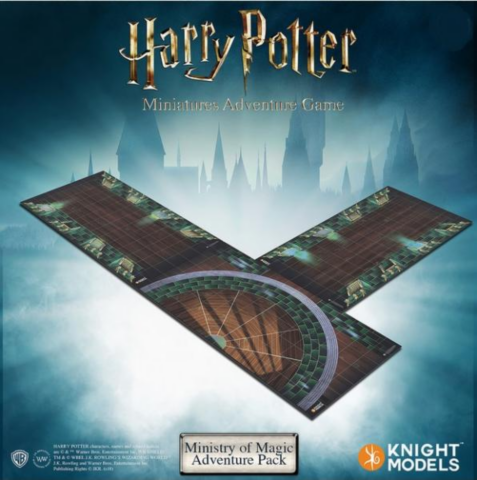 Harry Potter Miniatures Adventure Game: Ministry of Magic & Prophecy Room Gameboard Pack_boxshot