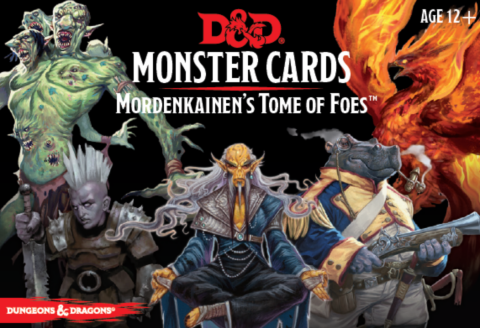 Dungeons & Dragons –  D&D 5th Monster Cards Mordekainens Tome of Foes_boxshot