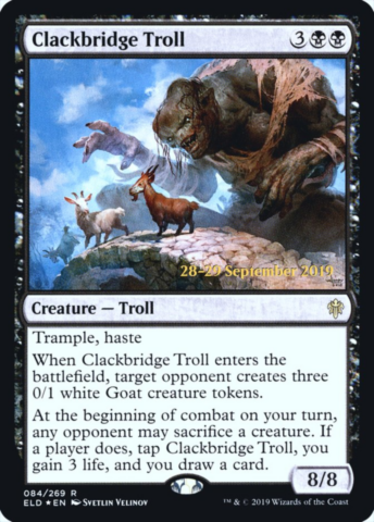 Clackbridge Troll (Foil) (Throne of Eldraine Prerelease)_boxshot