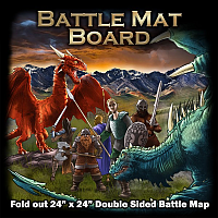Battle Map Board - Grassland & Dungeon