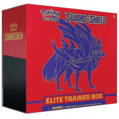 Pokémon - Elite Trainer Box: Sword & Shield - Zacian ( Röd )_boxshot