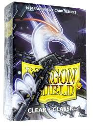 Dragon Shield Japanese Size Sleeves - Classic Clear (60 Sleeves)_boxshot
