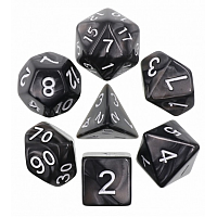A Role Playing Dice Set: Black Pearl