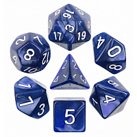 A Role Playing Dice Set: Blue Pearl