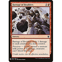 Barrage of Boulders