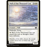 Wall of One Thousand Cuts